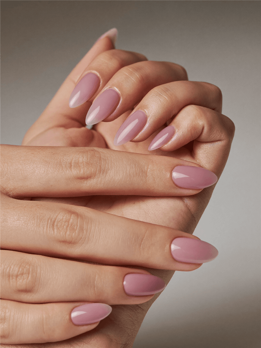 A nail design previewed on a real hand with Naura's AI try-on